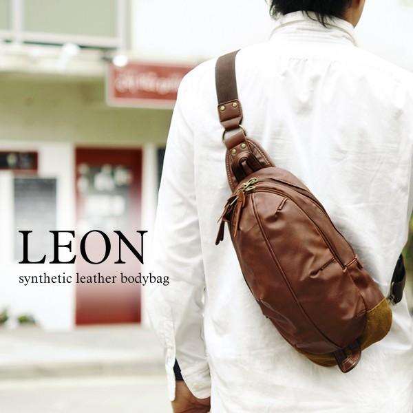 ボディバッグ メンズ ワンショルダーバッグ Casual Selection カジュアルセレクション Leon レオン メンズもレディースも使用可能な 人気ブランド ナナ レザー アクセサリーのサイド7 通販 Yahoo ショッピング