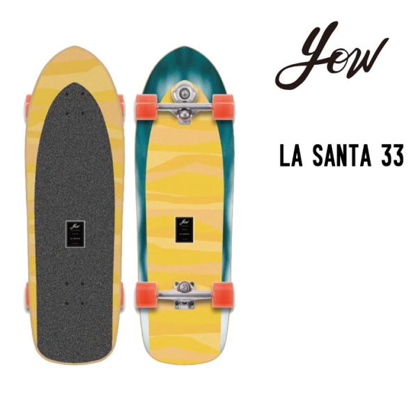 YOW サーフスケート　LA SANTA ヤウ YOW 【YOW ヤウ】サーフスケート スケートボード コンプリート