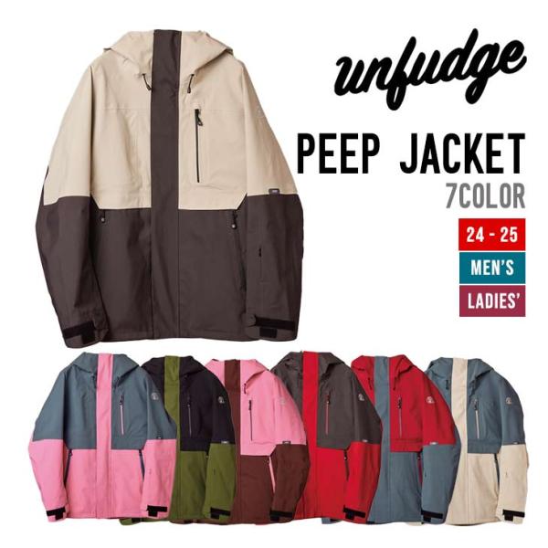 UNFUDGE PEEP JACKET ベージュ L新品 楽天市場】24-25 UNFUDGE アンファッジ PEEP JACKET ピープ