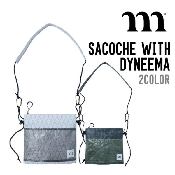 グレー サコッシュ ショルダーバッグ　dyneema × XPAC MURACO ムラコ SACOCHE WITH DYNEEMA サコッシュ ウィズ ダイニーマ