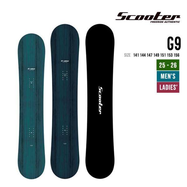 SCOOTER スクーター 23-24 G9 ジーナイン スノーボード 2023-2024  