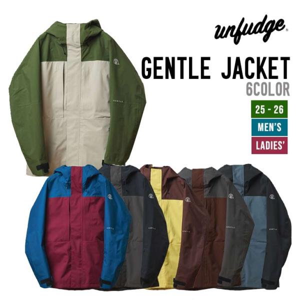 アンファッジ　スノーボードジャケット ジェントルジャケット XL UNFUDGE アンファッジ 25-26 GENTLE JACKET ジェントル