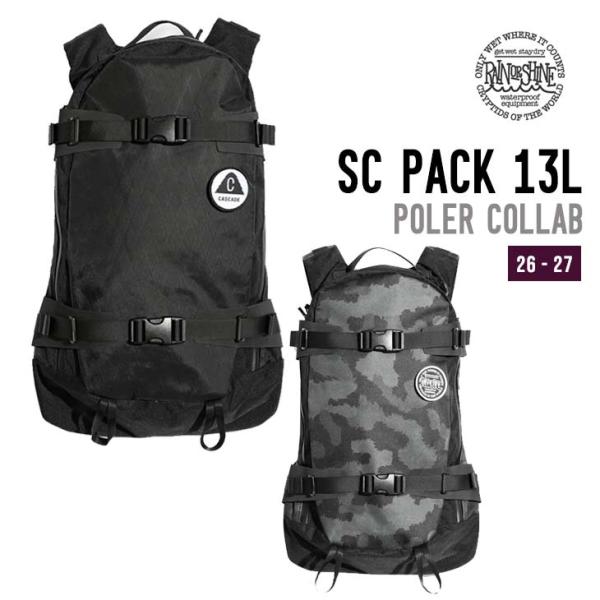RAIN OR SHINE レインオアシャイン SCPACK 13L POLER コラボ バックパック スノボ