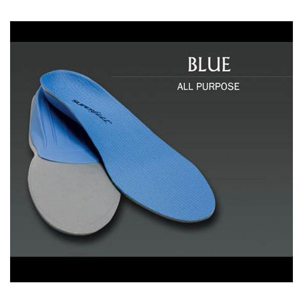 SUPERFEET �X�[�p�[�t�B�[�g �C���\�[�� BLUE �F�u���[TRIM FIT