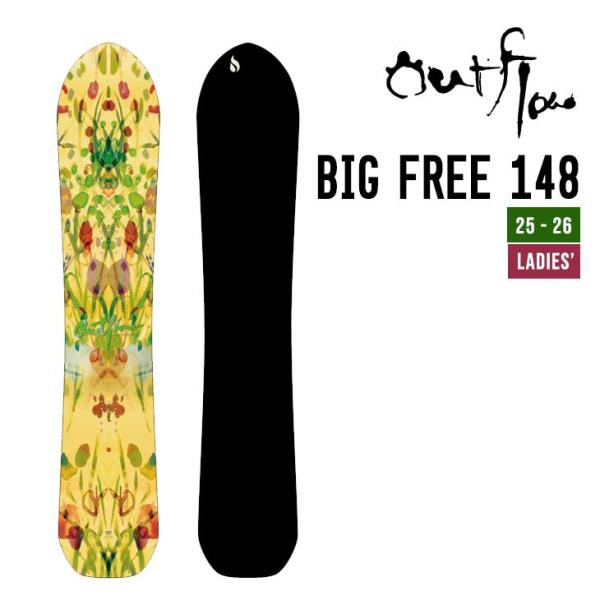 アウトフロー ビッグフリー OUTFLOW アウトフロー 25-26 BIG FREE 148 ビッグ フリー スノーボード
