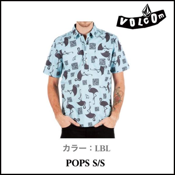 VOLCOM �{���R�� POPS S/S �����Y �V���c �ėp SUMMER �g�b�v�X