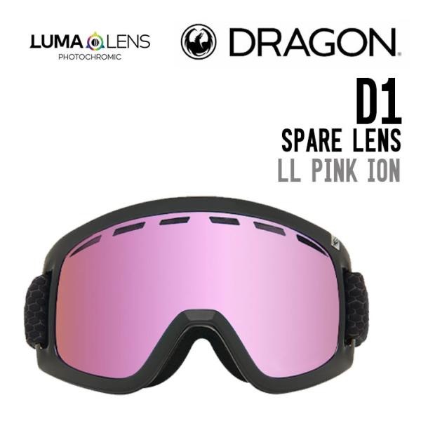 DRAGON DX3 L OTG ゴーグル ピンクレンズ ホワイトベルト DRAGON