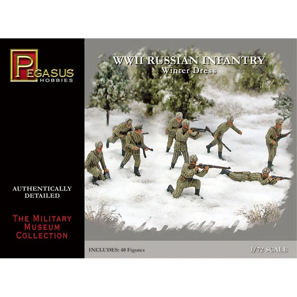 ペガサスホビー PH7269 1/72 WW.II ソビエト軍 冬季装備歩兵セット 1