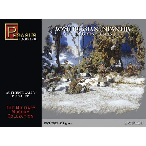 ペガサスホビー PH7271 1/72 WW.II ソビエト軍 歩兵 グレートコート着用
