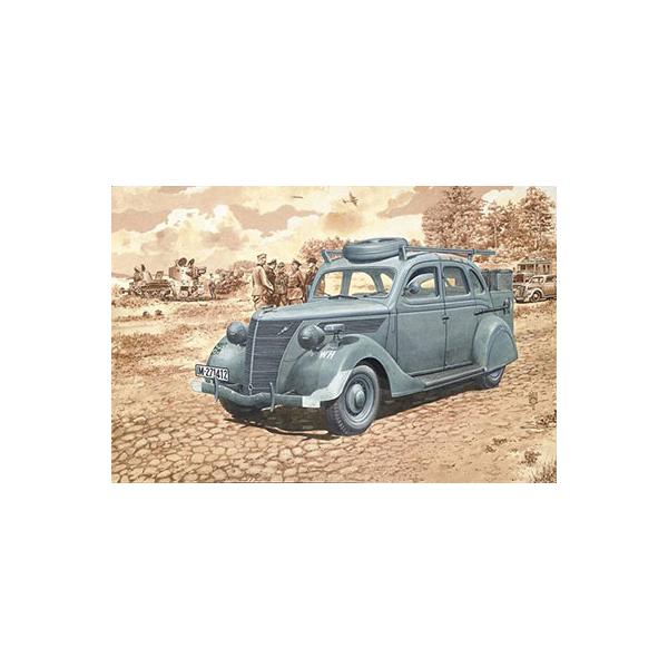 【SALE】ローデン 1/35 RE35818 独フォードV8-G81Aフンクワーゲン無線中継車 旧価格