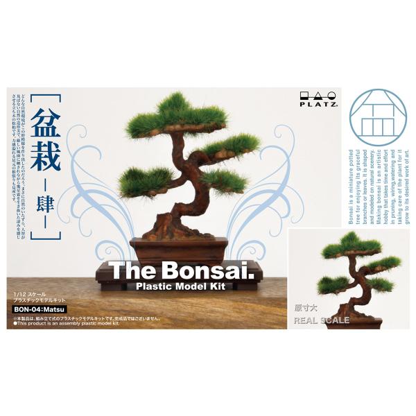 プラッツ BON-04 1/12 ザ・盆栽 プラスチックモデルキット -肆- : しえ