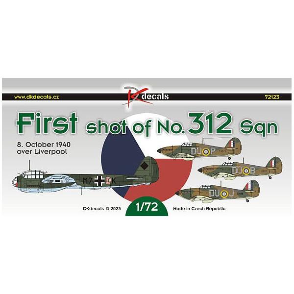 マーク1 MKMDKD72123 1/72 英空軍 第312 (チェコスロバキア)飛行隊 先制 デカール