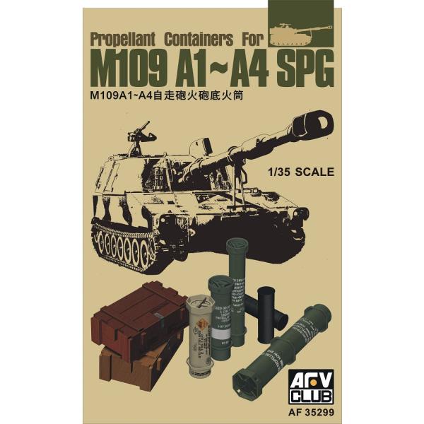【SALE】AFVクラブ 1/35 FV35299 米M109自走砲用 装薬筒、弾薬箱セット