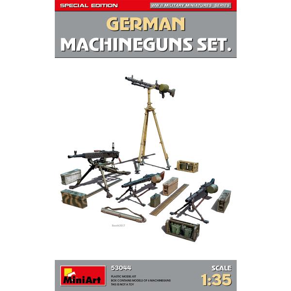 【SALE】ミニアート 1/35 MA53044 ドイツ機関銃セット 特別版
