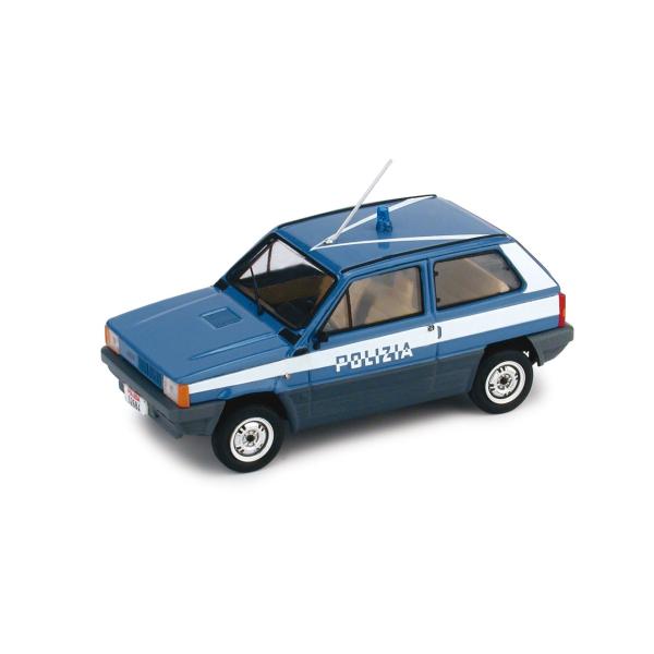 【SALE】BRUMM（ブルム） 1/43 R395 フィアットパンダ 45 ポリス (底部ビス破損品）