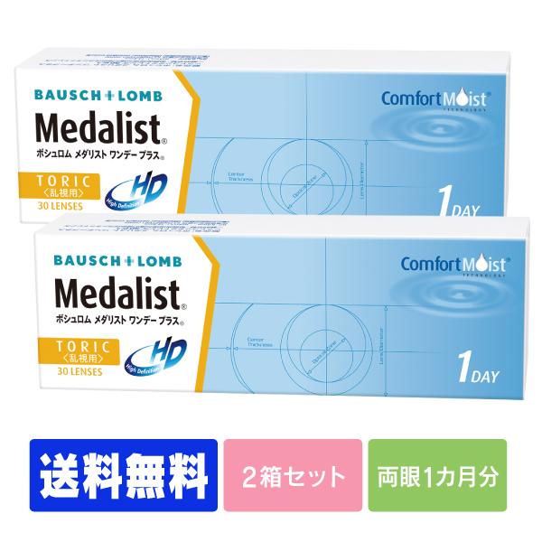 通常の球面デザインレンズでは、レンズに入ってくる平行線を一点に集束しにくい欠点がありました。それに対し、非球面レンズデザインのメダリスト ワンデープラス　乱視用　は、像ボケのない、輪郭や細部まで鮮明でシャープな視界を実現します。医療機器承認...