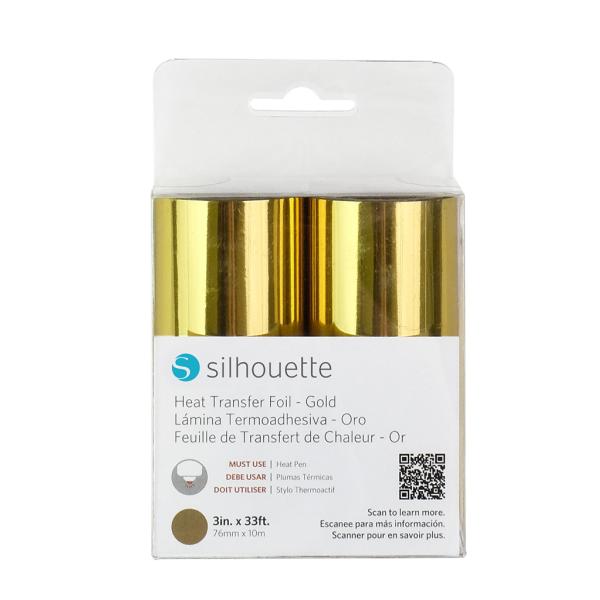 シルエットカメオ5対応のヒートペン専用の箔押し用転写箔です。色は金色（ゴールド）です。2本入。ヒートペンセットに付属の転写箔が無くなった時にお買い求め下さい。ヒートペンがない場合は対応機種でも使用できません。予めヒートペンセットをお買い求め...