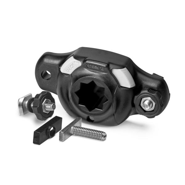 レール取付用のボルト2種類（合計4本）とナットが付属するスターポートキットです。重量物の取り付けに最適です。