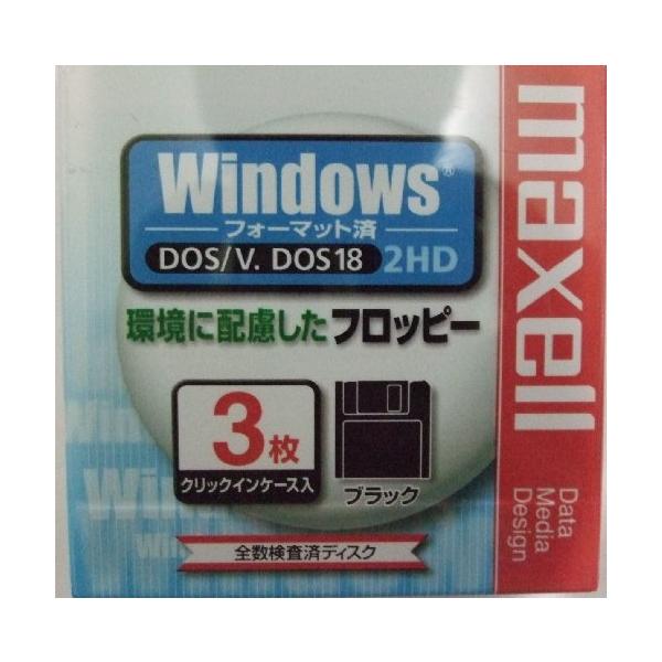 maxell 3.5インチFD WINDOWS 3枚 [MFHD18D3P]