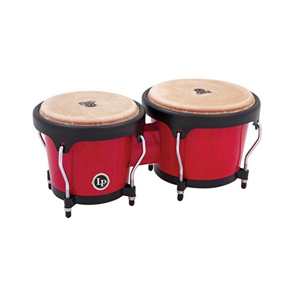 LP エルピー ボンゴ Aspire Wood Bongos Black Hardware LPA601-RW