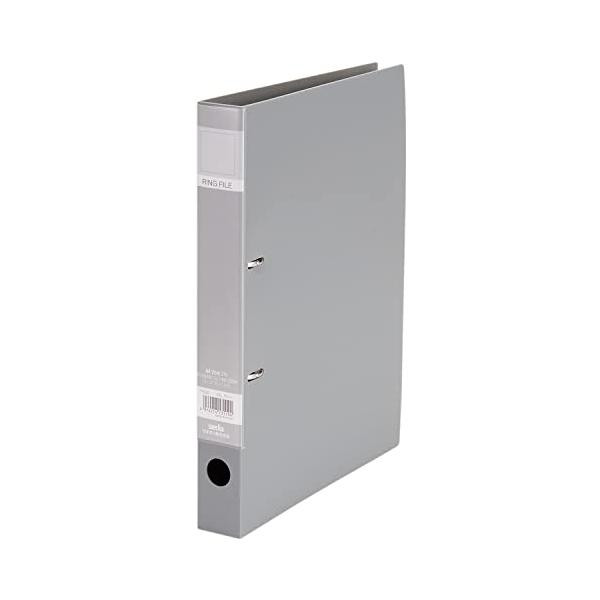セキセイ ロックリングファイル A4-S グレー F-522