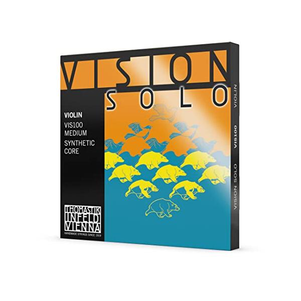 THOMASTIK Vision solo ヴィジョンソロ ヴァイオリン弦 E線、A線、D線、G線4種セット 4/4 VIS100 (セット内容
