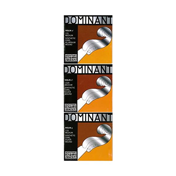 THOMASTIK Dominant ドミナント 4/4バイオリン弦 A.D.G線セット(D線シルバー巻)