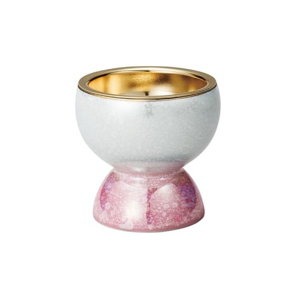 仏飯器 仏器 単品 本格 日本製 インテリア馴染む おしゃれ ごはん 茶碗 ご飯入れ ホワイト ピンク 白 桃色 お供え おちゃわん コンパクト