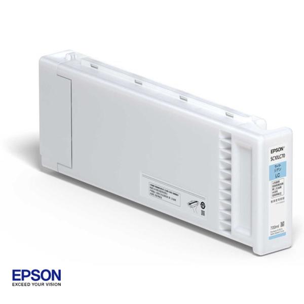 EPSON SC10LC70 インクカートリッジ ライトシアン700ml エプソン 純正 インク カートリッジ SC10LC70 ライトシアン (700ml