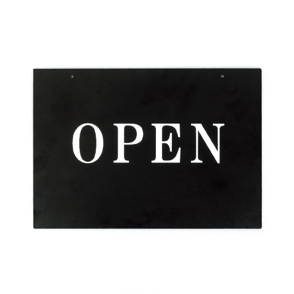 記名台スタンド 店舗看板 アルモード OPEN両面表示プレート （OPEN／CLOSED）フローアサイン マルチメディアスタンド