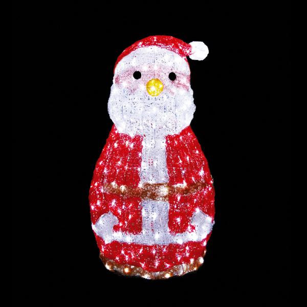 友屋 イルミネーション サンタ 屋外 LEDクリスタルグロー ファンシー