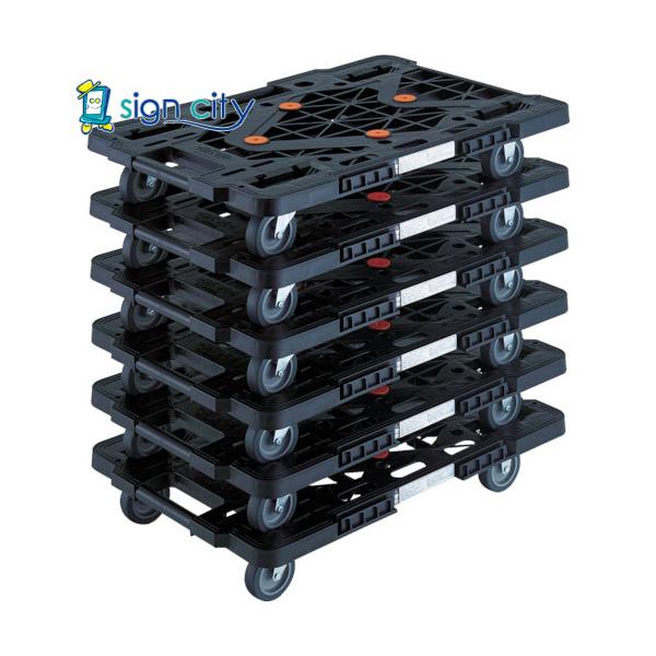 トラスコ TRUSCO オレンジブック 業務用 ルートバン メッシュタイプ ブラック MPK-600-BK-M6 6台入り 856-4245