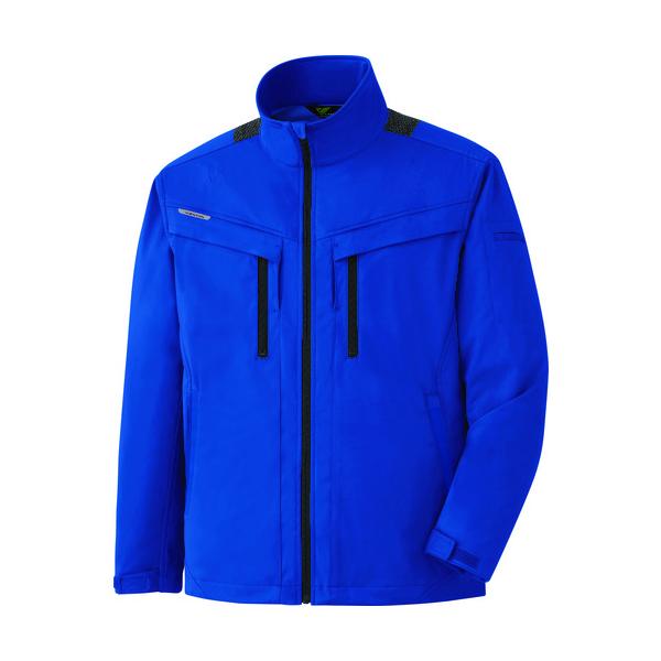 ■ミドリ安全 ベルデクセル ハーネス対応 ストレッチ防寒ジャンパー VE2013 上 ロイヤルブルー L〔品番:VE2013UEL〕【1493607:0】[店頭受取不可] ミドリ安全 ベルデクセル ハーネス対応 ストレッチ防寒ジャンパー