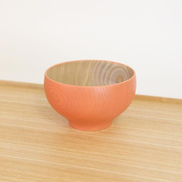 彩いろ椀 栓 350cc おしゃれ お椀 もも ボウル 和食器 国産 天然木 小鉢 日本製 木製 汁椀 激安な もも
