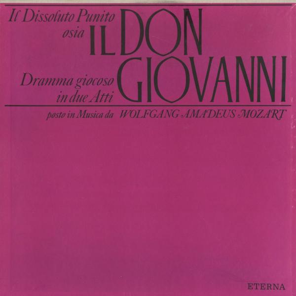 中古クラシックLPレコード＞モーツァルト：「ドン・ジョヴァンニ