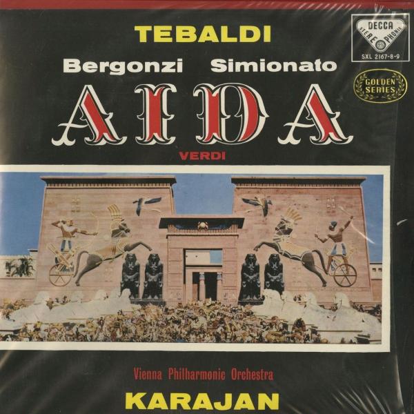 英Decca SXL2167/9　ヴェルディ「アイーダ」　テバルディ　カラヤン silent-tone-record_2983