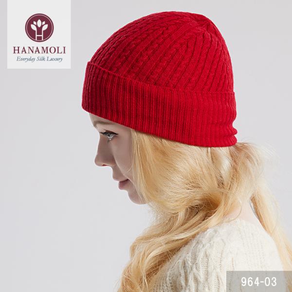 男女兼用 シルクニット帽子  暖かシルク＆カシミヤ SALE48％OFF 冷え対策 防寒小物 964