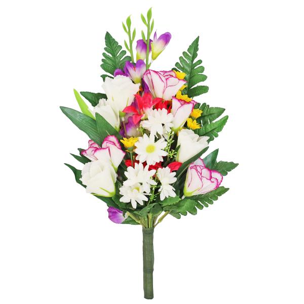 仏花 造花 グラジオラスとトルコキキョウの花束 一本 お墓用 お仏壇 Ct触媒 0808 5972 S シルクフラワーの山久ヤフー店 通販 Yahoo ショッピング