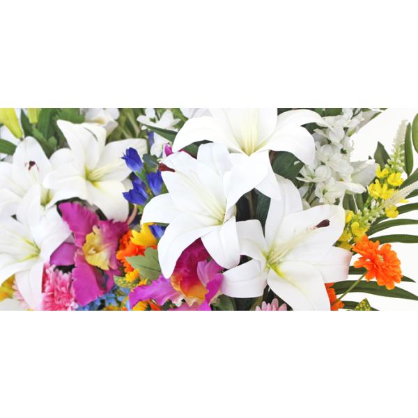 造花 仏花 カサブランカやカトレアの仏様の大きめな花束一対 お墓用 Ct触媒 Buyee Buyee Japanese Proxy Service Buy From Japan Bot Online