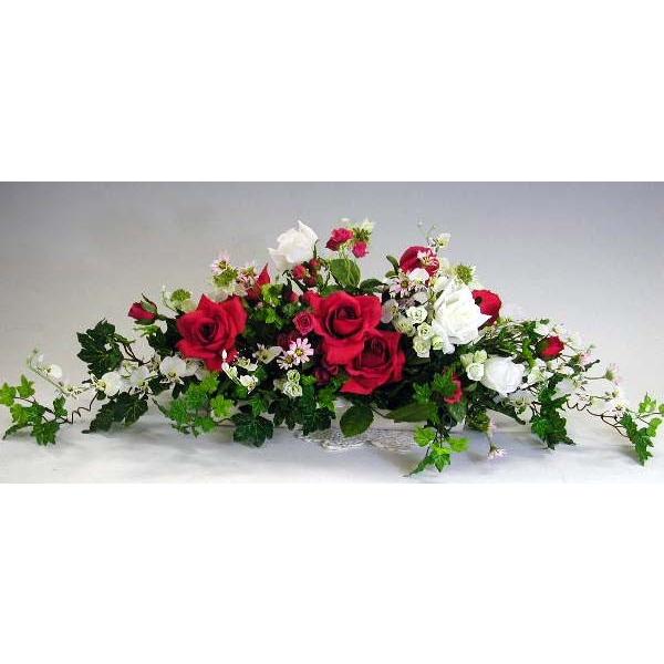 造花 アレンジ 出窓を飾るアレンジ Ct触媒 1701 5492 シルクフラワーの山久ヤフー店 通販 Yahoo ショッピング