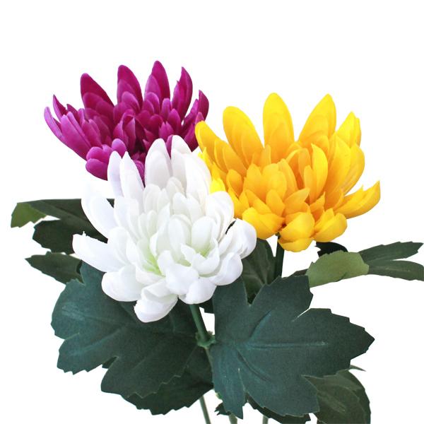 パープル、イエロー、ホワイトの3色からお選び下さい。サイズ：長さ約58cm、花径約8cm＊商品の仕様は変更になる場合がございます