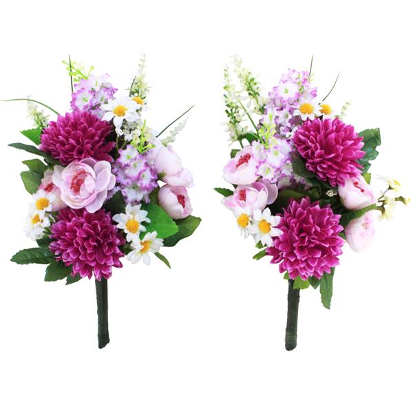 造花 仏花 ライラックとビビアンローズのかわいらしい小花束一対 Ct触媒 造花 シルクフラワー お彼岸 お盆 お仏壇 仏花 お墓 花 お供え 09 9059 シルクフラワーの山久ヤフー店 通販 Yahoo ショッピング