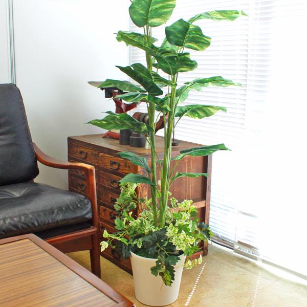 造花 インテリア 観葉植物 ポトス 110cm インテリアグリーン 大型 