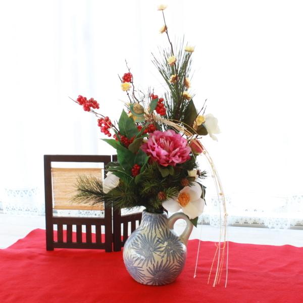 造花 インテリア 舞妓梅とピオニーの壺に入ったお正月アレンジ 玄関飾り シルクフラワー お正月飾り 正月飾り お正月 22 Ct触媒 2111 1971 シルクフラワーの山久ヤフー店 通販 Yahoo ショッピング