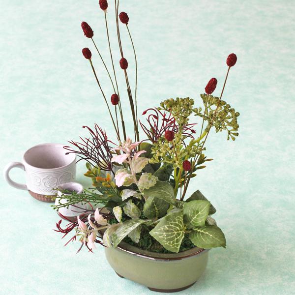 フラワーアレンジメント 造花 ハンドメイド 貴方の元へ フラワーアレンジメント 造花 ハンドメイド 貴方の元へ