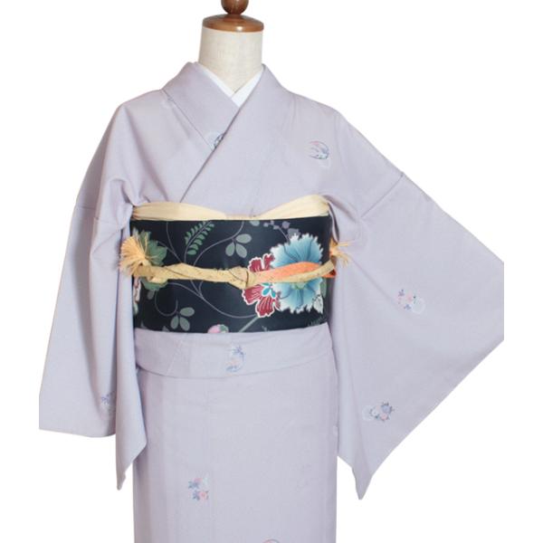 着物　グレー TAKAZENの振袖 /黒色/シルバー色/古典/その他/ 高級古典 関芳/最
