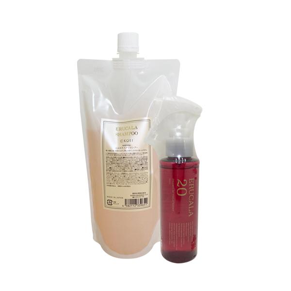 香栄化学 エルカラ シャンプー 600ml + エルカラ20 120ml セット