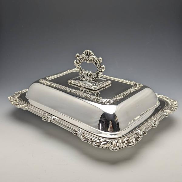 英国アンティーク シルバープレート製 角型エントレーディッシュ silver-lug_175064884