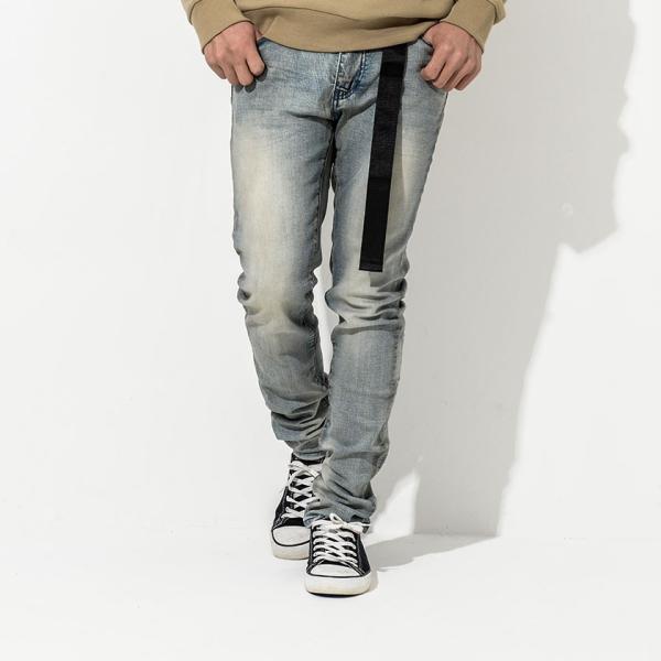 デニムパンツ メンズ Mnml ミニマル X Denim 全1色 秋 送料無料 新品 スキニー ストレッチ ジーンズ 冬 細身 スリム