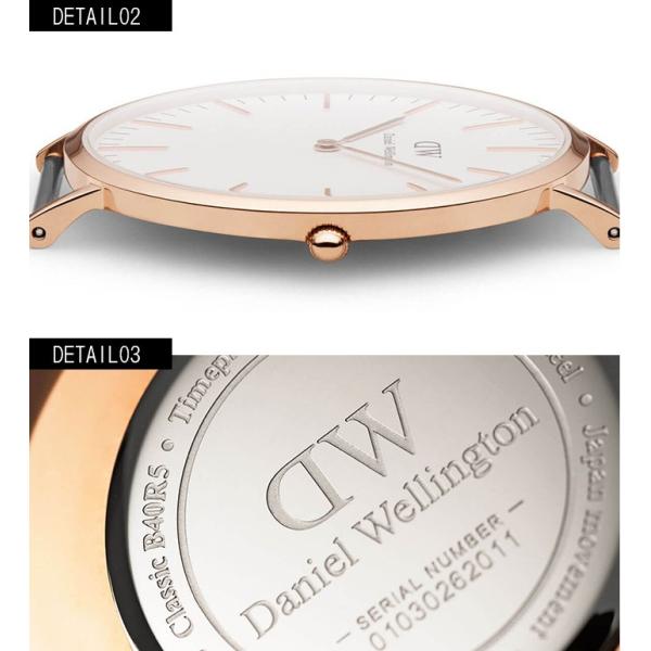 Daniel Wellington ダニエル ウェリントン Classic Cambridge 40mm 推奨 全1色 カジュアル 腕時計 ビジネス メンズ 本革レザーベルト ウォッチ シンプル